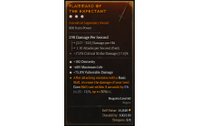 Legendary One-Handed Sword[*75 DMG_Vulnerable | *182 DEX | *685 Life]