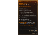 Legendary One-Handed Sword[*105 DMG_DoT | *182 DEX | *685 Life]