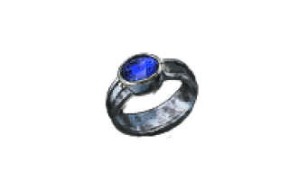 Mind Finger Synthesised Sapphire Ring [PoE Mirrored Item]