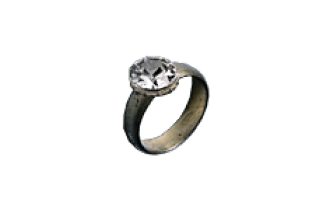 Skull Whorl Synthesised Diamond Ring [PoE Mirrored Item]