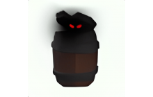 Halloween Evil Barrel Backpack [Adopt Me - Pet Wear]