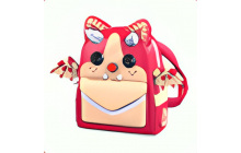 Strawberry Shortcake Bat Dragon Backpack [Adopt Me - Pet Wear]