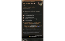 Banished Lord's Talisman[*DMG 52 | *3 CoreSkills | *15 ATKSPD | *15 %Life | *105 DMG_Overpower]