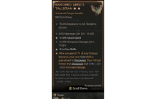 Banished Lord's Talisman[*DMG 52 | *3 CoreSkills | *15 ATKSPD | 8 %Life | 62 DMG_Overpower]