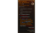 Legendary Amulet[Necromancer | *3 ImperfectlyBalanced | 2 CompoundFracture | 47 PR]