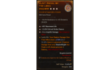 Legendary Amulet[Necromancer | *3 AmplifyDamage | *12 Crit]