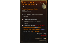 Legendary Amulet[Barbarian | *3 HeavyHanded | *24 MR | 21.5 MS]