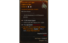 Legendary Amulet[Druid | *3 QS | *15 ATKSPD | 8 LHC]