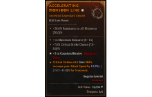 Legendary Amulet[Barbarian | *3 Counteroffensive | 7.8 Crit | 14 MR]