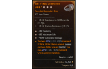 Legendary Ring[*182 DEX | *685 Life | *75 DMG_Vulnerable]