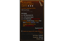 Legendary Gloves[Whirlwind | *4 Whirlwind | *15 ATKSPD | *685 Life]