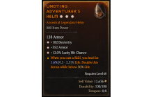 Legendary Helm[*12 LHC | *352 Armor | *182 DEX]