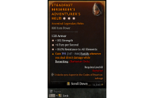 Legendary Helm[*18 ResistAll | *6 FpS | *182 STR]