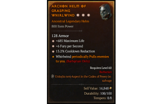 Legendary Helm[*13.2 CDR | *6 FpS | *685 Life]