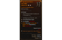 Legendary Boots[Druid | *4 Boulder | *34.5 MS | 450 Life]