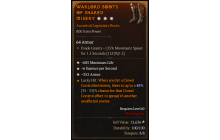 Legendary Boots[*352 Armor | *6 ESpS | *685 Life]