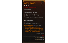 Legendary One-Handed Mace[*75 DMG_Crit | *182 WP | *685 Life]