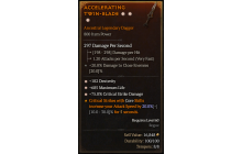 Legendary Dagger[*75 DMG_Crit | *182 DEX | *685 Life]