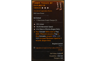 Legendary Boots[*34.5 MS | *352 Armor]