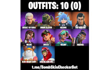 UNIQUE - The Ageless, Nezumi [10 Skins, 17 Axes, 16 Emotes, 18 Gliders and MORE!]