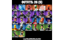 UNIQUE - Peter Griffin, Valeria [26 Skins, 28 Axes, 22 Emotes, 29 Gliders and MORE!]