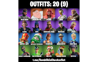 UNIQUE - Peter Griffin, Valeria [20 Skins, 15 Axes, 14 Emotes, 12 Gliders and MORE!]