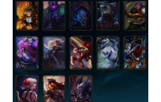 Unranked -  27 Skins, 94 Champs [1x Ultimate Skin, 9409 BE, 54 LVL, 87 RP and MORE!]