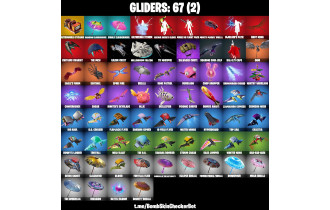 UNIQUE - Glow [94 Skins, 400 Vbucks, 91 Axes, 73 Emotes, 67 Gliders and MORE!]