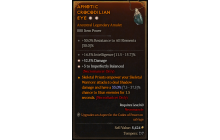 Legendary Amulet[Necromancer | *3 ImperfectlyBalanced | *52.5 DMG | 14.5% INT]