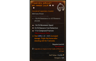 Legendary Amulet[Necromancer | *3 CompoundFracture | *34.5 MS | *10.5 RCR]