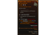 Legendary Amulet[Barbarian | *3 PitFighter | *15 ATKSPD | 6.4 RCR]