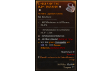 Legendary Amulet[Barbarian | *3 HeavyHanded | *13.2 CDR | 10 ResistAll]