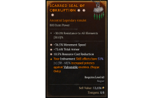 Legendary Amulet[*34.5 MS | *72.6 TA | *10.5 RCR]