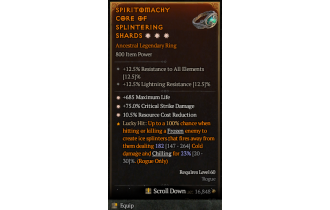 Legendary Ring[*685 Life | *75 DMG_Crit | *10.5 RCR]