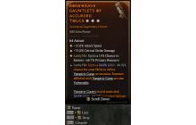 Legendary Gloves[*15 ATKSPD | *68.7 LH:Res | *75 DMG_Crit]