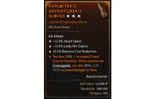 Legendary Gloves[*15 ATKSPD | *12 LHC | *10.5 RCR]