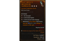 Legendary Gloves[*15 ATKSPD | *75 DMG_Crit | *182 STR]