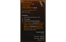 Legendary Gloves[*75 DMG_Crit | *352 Armor | 457 Life]