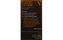 Legendary Gloves[*12 Crit | *12 LHC | *75 DMG_Crit]