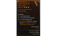 Legendary Gloves[Flurry | *4 Flurry | *15 ATKSPD | *75 DMG_Crit]