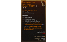 Legendary Gloves[*12 Crit | *15 ATKSPD | *182 WP]