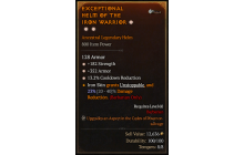 Legendary Helm[*13.2 CDR | *352 Armor | *182 STR]