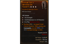 Legendary Pants[Barbarian | *4 Flay | *18 ResistAll | *182 STR]