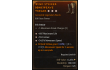 Legendary Boots[*34.5 MS | *352 Armor | *685 Life]