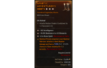 Legendary Boots[Necromancer | *4 BoneSpirit | *18 ResistAll | *182 INT]