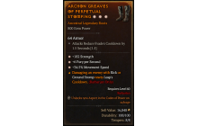 Legendary Boots[*34.5 MS | *6 FpS | *182 STR]