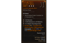 Legendary Boots[Rogue | *4 ShadowStep | *18 ResistAll | *182 DEX]