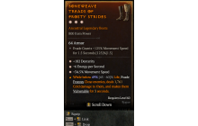 Legendary Boots[*34.5 MS | *6 ENpS | *182 DEX]