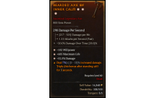 Legendary One-Handed Axe[*52.5 DMG | *182 WP | *685 Life]