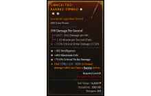 Legendary One-Handed Sword[*75 DMG_Crit | *182 INT | *685 Life]